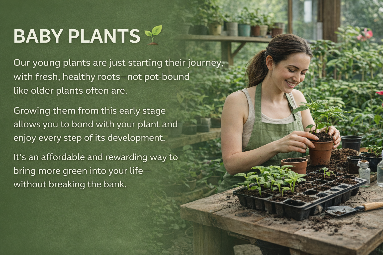 NavaUrja Baby Live Plants